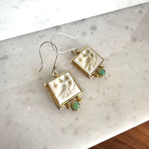 Athena’nın Işığı Sedef Küpe