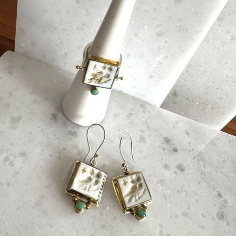 Athena’nın Işığı Sedef Yüzük