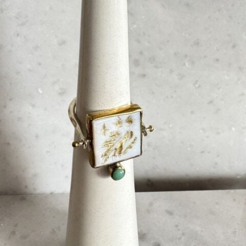 Athena’nın Işığı Sedef Yüzük