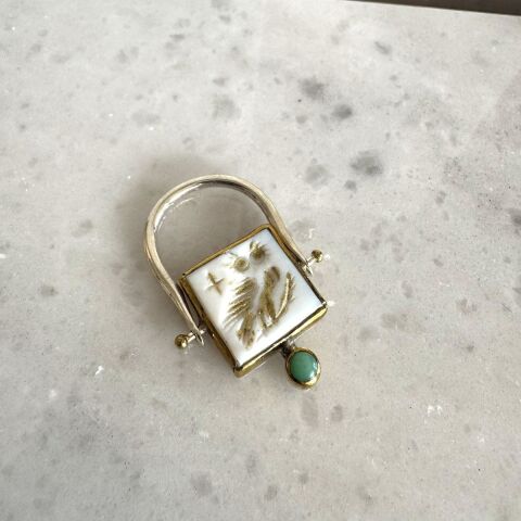 Athena’nın Işığı Sedef Yüzük