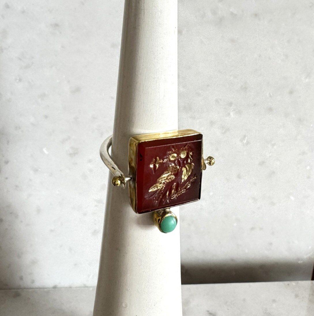 Bilgelik Mührü Akik Yüzük