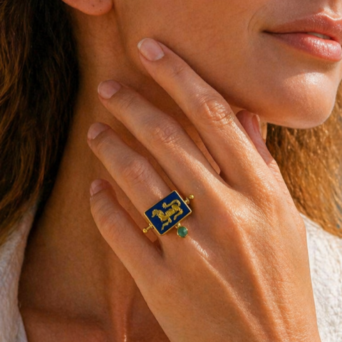 The Lion of Lapis Ring