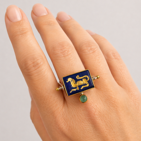 The Lion of Lapis Ring
