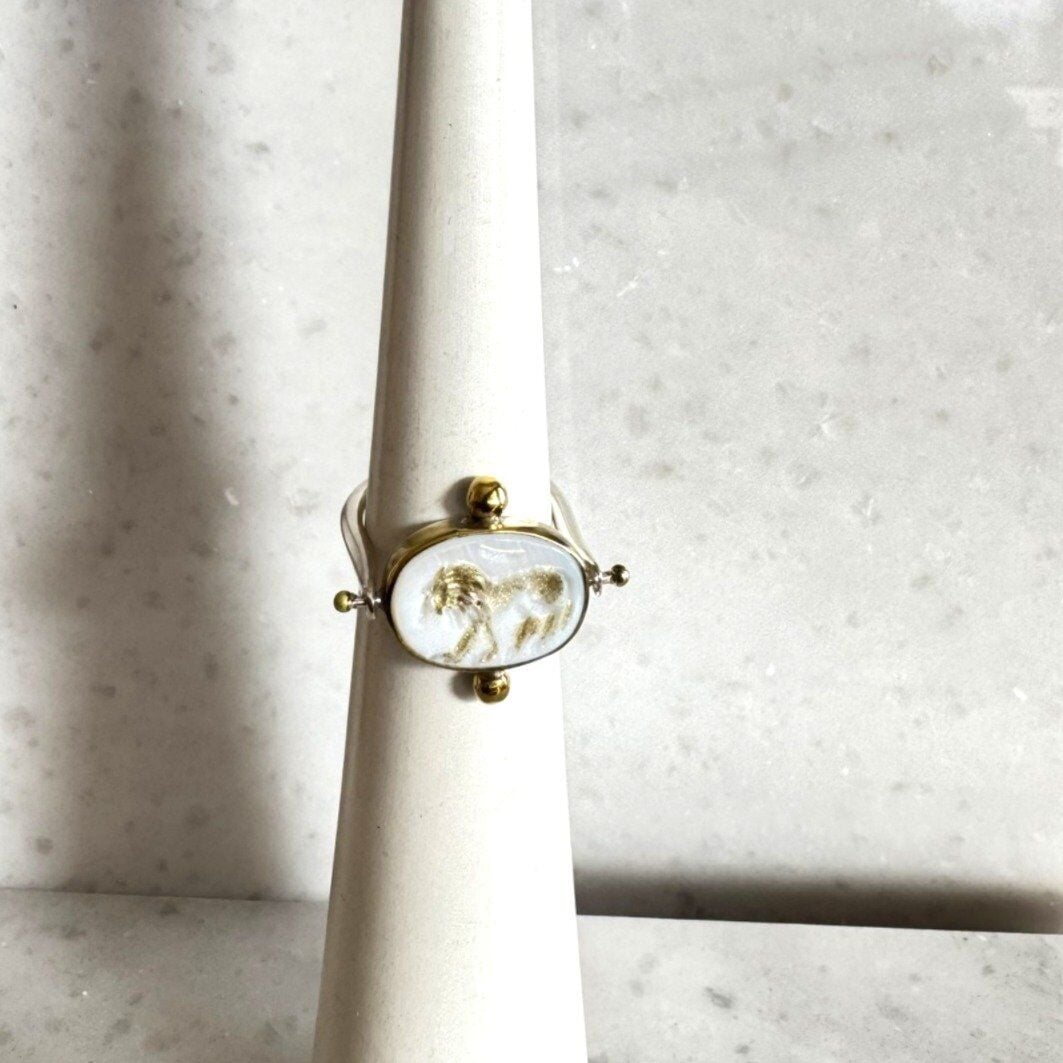 Güneşin Mührü Sedef Yüzük