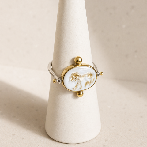 Güneşin Mührü Sedef Yüzük