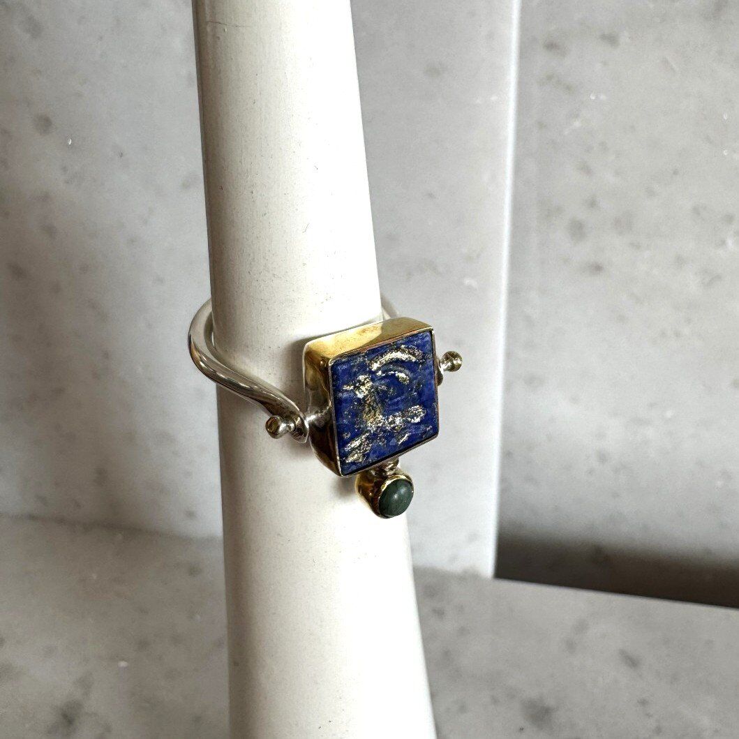 Bilgeliğin Mührü Lapis Yüzük