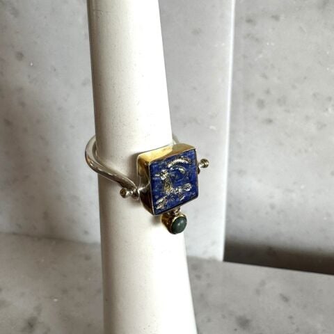 Bilgeliğin Mührü Lapis Yüzük