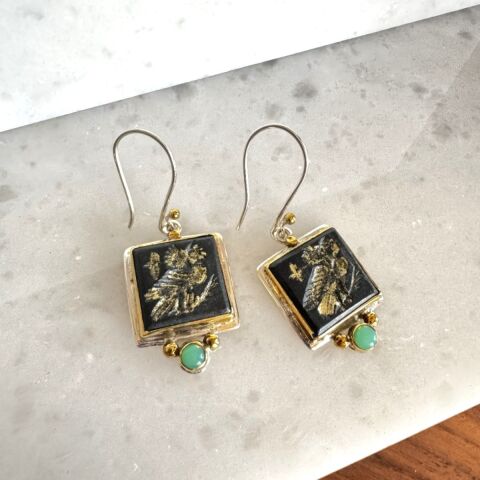 Glaukopis, Athena’nın Baykuşu Oniks Küpe